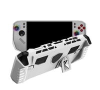 Custodia protettiva con supporto per MSI Claw 8 Z2 Extreme, custodia protettiva in TPU antiurto, custodia morbida con cavalletto per console di gioco portatile Claw 8 Z2 Extreme (bianco)