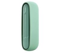 Custodia protettiva + coperchio laterale per -IQOS 3.0 Duo, supporto in silicone per sigaretta elettronica, accessori sostituibili per decorazione sigaretta elettronica (verde menta)