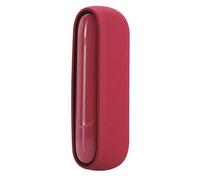 Custodia protettiva + coperchio laterale per -IQOS 3.0 Duo, supporto in silicone per sigaretta elettronica, accessori sostituibili per decorazione sigaretta elettronica (rosa rossa)