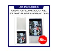 Custodia protettiva da 25 pezzi per DVD PS2 Xbox Wii WiiU Gamecube realizzata su misura
