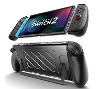 Custodia Protettiva Divisa JSAUX per Switch 2, Cover Grip Rinforzata in TPU Compatibile con Switch 2, Accessori con Supporto e Assorbimento Urti - PC0114A (Solo Custodia Senza Copertura Frontale)