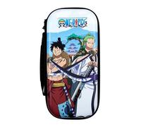 Custodia protettiva e da trasporto Konix One Piece per Nintendo Switch, Switch Lite e Switch OLED - 8 Game Storage - Design Wano Luffy e Zoro