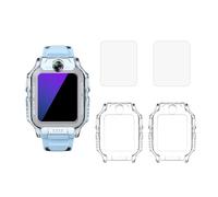 Custodia protettiva e protezione schermo per imoo Watch Phone Z7, proteggi meglio l'orologio del tuo bambino, 2 custodie trasparenti + 4 pellicole protettive
