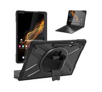 Custodia protettiva - ESTUFF - ATLANTA DEFENDER - Samsung Galaxy Tab S8 Ultra - Nero - Sintetico