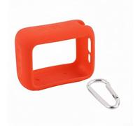 Custodia protettiva flessibile in silicone per altoparlante JBL GO4 con vestibilità ottimizzata e assorbimento degli urti affidabile (rosso)