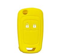 Custodia Protettiva For Chiave Auto In Silicone A 2 Pulsanti Per Opel Per Corsa D Per Adam Per Karl Per Astra J Per Zafira C Per Insignia Guscio Chiave(Giallo)
