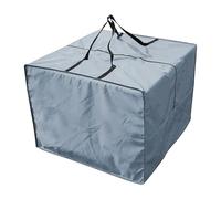 Custodia protettiva for cuscini for mobili, copertura impermeabile for giardino esterno di grande capacità, grigio chiaro(Light Grey)