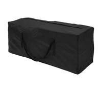 Custodia protettiva for cuscino for mobili for esterno rettangolare impermeabile 120X40X55 cm Nera(120x40x55cm Black)