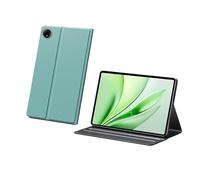 Custodia protettiva for tutto il corpo a 360 ° adatta for Honor MagicPad 3 12.5 Pro 13.3 Stand sottile portatile in pelle vegana Smart Wake Sleep(Green,MagicPad3 13.3)