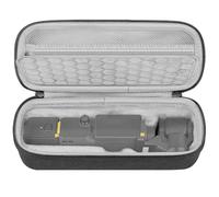 Custodia protettiva Geekria per DJI Osmo Pocket 4, custodia da viaggio rigida portatile e organizer accessori per caricatore, cavo, scheda SD, borsa compatta antiurto (Grigio)