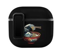 Custodia protettiva giapponese Kanagawa Wave Ramen per PC compatibile con AirPods 4