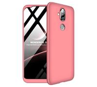 Custodia protettiva GKK 360 - Copertura anteriore e posteriore per Nokia 8.1/X7 - Rožinė