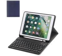 Custodia protettiva ibrida antiurto per iPad 10.2", Tastiera wireless sottile rimovibile, Batteria a lunga durata, Portapenna, per 2020/2019, Air3,