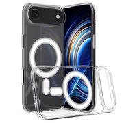 Custodia protettiva ibrida per Apple iPhone 17 Air MagSafe in acrilico TPU trasparente