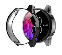 Custodia protettiva impermeabile compatibile con Garmin Venu custodia protettiva morbida in TPU placcato tutto intorno antigraffio per Garmin Venu GPS Smartwatch (nero)