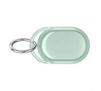 Custodia protettiva impermeabile in TPU per Xiaomi Smart Tag con resistenza alle cadute e moschettone per uso quotidiano (verde trasparente)