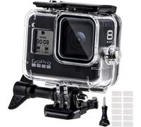 Custodia Protettiva Impermeabile per GoPro Hero 8, 60m Custodia Subacque Accessori Include Supporti Viti e 12 Inserti Antiappannamento per GoPro Hero 8 Black Fotocamera Digitale 2019