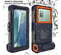 Custodia protettiva impermeabile professionale per immersioni, nuoto, snorkeling, surf, foto e video subacquei, per smartphone iPhone Galaxy, Huawei, OnePlus, LG, Motorola, Google Series