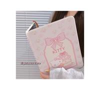 Custodia protettiva in acrilico rosa con motivo Hello Kitty per iPad 10, con funzione girevole e compatibile con Apple iPad.