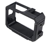 Custodia protettiva in alluminio con alloggiamento a gabbia con attacco per scarpa fredda da 1/4 '' foro per vite compatibile con Insta360 One RS Action Camera