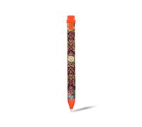 Custodia protettiva in fibra di carbonio MightySkins per Logitech Crayon Digital Pencil per iPad (6a generazione) - Teatime Cat Damask | Finitura