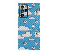 Custodia protettiva in fibra di carbonio MightySkins per Samsung Galaxy Note 20 Ultra 5G - Unicorn Clouds | Finitura protettiva resistente in fib