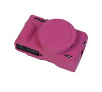 Custodia protettiva in gel di silicone per Canon PowerShot G7x Mark iii Custodia protettiva in gomma morbida per fotocamera magenta