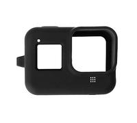 Custodia protettiva in gomma siliconica con cordino compatibile con Hero 8 Action Camera Premium Soft Durable Comfortable Fit Lens Screen Charging Port Comodo trasporto