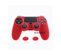 Custodia protettiva in gomma siliconica morbida rossa per Sony PlayStation Dualshock 4 PS4 DS4 Pro Slim Controller
