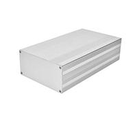 Custodia Protettiva in Lega di Alluminio Scatola per Progetti Elettronici Custodia PCB Board Custodia Elettronica Fai Te Custodia Protettiva Ossidata con Sabbiatura Argento 68x145x250mm