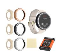 Custodia protettiva in metallo per smartwatch Garmin Venu 3S 41 mm, in tinta unita, colore argento