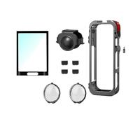 Custodia Protettiva In Metallo X5 Cage, Compatibile Con Insta360 X5 Accessories Camera, Telaio In Lega Di Alluminio Con Copertura Dell'obiettivo In Silicone(Protective set B)