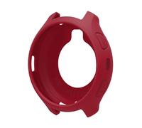 Custodia protettiva in morbido silicone compatibile con Amazfit Cheetah 2 Pro, copertura per telaio dell'orologio con bordo cavo, assorbe gli urti, rosso
