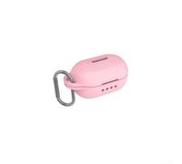 Custodia protettiva in morbido silicone compatibile con cuffie Raycon Everyday Classic, custodia protettiva con gancio portachiavi per viaggi, pelle antiurto in colore nero (rosa)