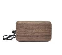 Custodia protettiva in noce per Panasonic Technics EAH-AZ100, custodia di ricarica per cuffie wireless