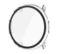 Custodia protettiva in PC con protezione schermo in vetro temperato compatibile con Polar Vantage V3 Transparent