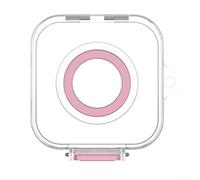 Custodia protettiva in PC per caricabatterie Oura Ring Gen4, resistente ai graffi, custodia rigida compatta con design senza cuciture, protezione duratura contro urti e polvere, rosa