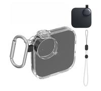 Custodia protettiva in PC trasparente per Anker Soundcore Work il registratore vocale: resistente alla polvere, ai graffi, agli urti e alle cadute; con chiusura magnetica, gancio e cordino