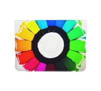 Custodia protettiva in pelle colorata per computer portatile, 13 pollici-PU per MacBook, borsa sottile per computer da viaggio quotidiano