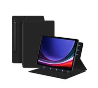 Custodia protettiva in pelle magnetica sottile adatta for Samsung Galaxy Tab S9 FE Plus Cover for tablet da 12,4 pollici 2023 SM-X610/SM-X616B(Black)