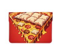 Custodia protettiva in pelle per computer portatile, coperta per pizza da 13 pollici, custodia protettiva per MacBook, borsa sottile per computer da viaggio quotidiano