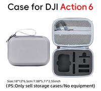 Custodia protettiva in pelle PU per DJI OsmoAction 6 borsa da viaggio leggera