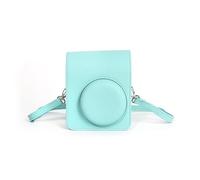 Custodia protettiva in pelle PU per Instax Mini 13, custodia portatile con tracolla, organizer da viaggio per fotocamera Mini13, Verde, Custodia protettiva in pelle PU per Mini 13
