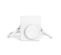 Custodia protettiva in pelle PU per Instax Mini 13, custodia portatile con tracolla, organizer da viaggio per fotocamera Mini13, bianco, Custodia protettiva in pelle PU per Mini 13