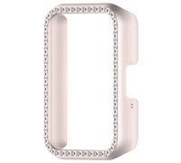 Custodia protettiva in policarbonato intarsiato con diamanti per smartwatch Samsung Galaxy Fit 3 SM-R390