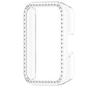 Custodia protettiva in policarbonato intarsiato con diamanti per smartwatch Samsung Galaxy Fit 3 SM-R390