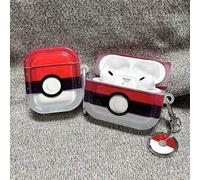 Custodia protettiva in silicone a forma di Poke Ball originale, antiurto, per AirPods Pro 1/2/3, AirPods 1/2/3 Gen, Galaxy Buds, auricolari senza fili - Custodia protettiva in stile anime Pokémon cari