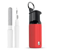 Custodia protettiva in silicone adatta per Skullcandy Method 360 ANC - con aperture di ricarica precise - incl. tampone di pulizia 3 in 1 - protezione antigraffio e anticaduta - vestibilità perfetta