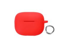 Custodia protettiva in silicone altamente elastica per Moto Buds 2 Plus auricolari: custodia antigraffio, ammortizzante, resistente agli urti e ai danni, con fibbia (Rosso)