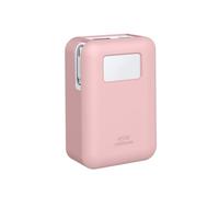 Custodia protettiva in silicone compatibile con Anker Nano 45W 10000mAh, cover antipolvere per power bank, cover per alimentatore, cover da viaggio e custodia (solo custodia) (Rosa)